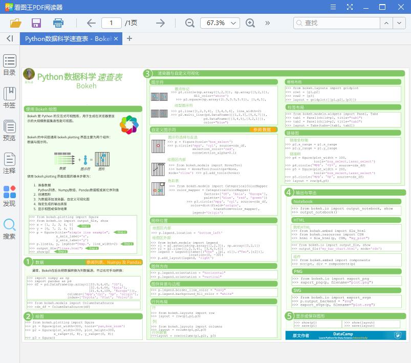 数据科学速查表[PDF][6.25MB]