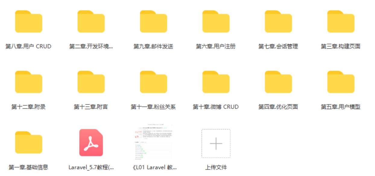 L01 Laravel 教程 - Web 开发实战入门 ( Laravel 5.7 )[PDF][281.75MB]